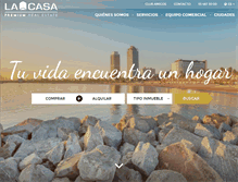 Tablet Screenshot of lacasapremium.com